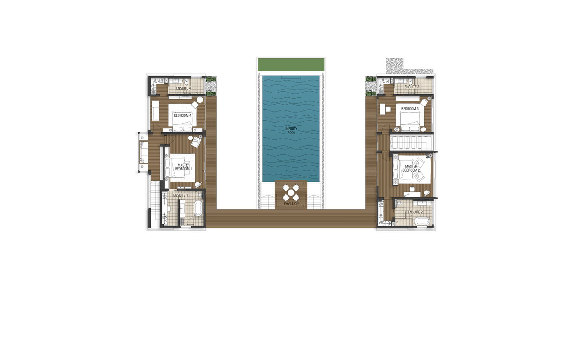 4 Bedroom Villa – Enclave 2nd Storey
